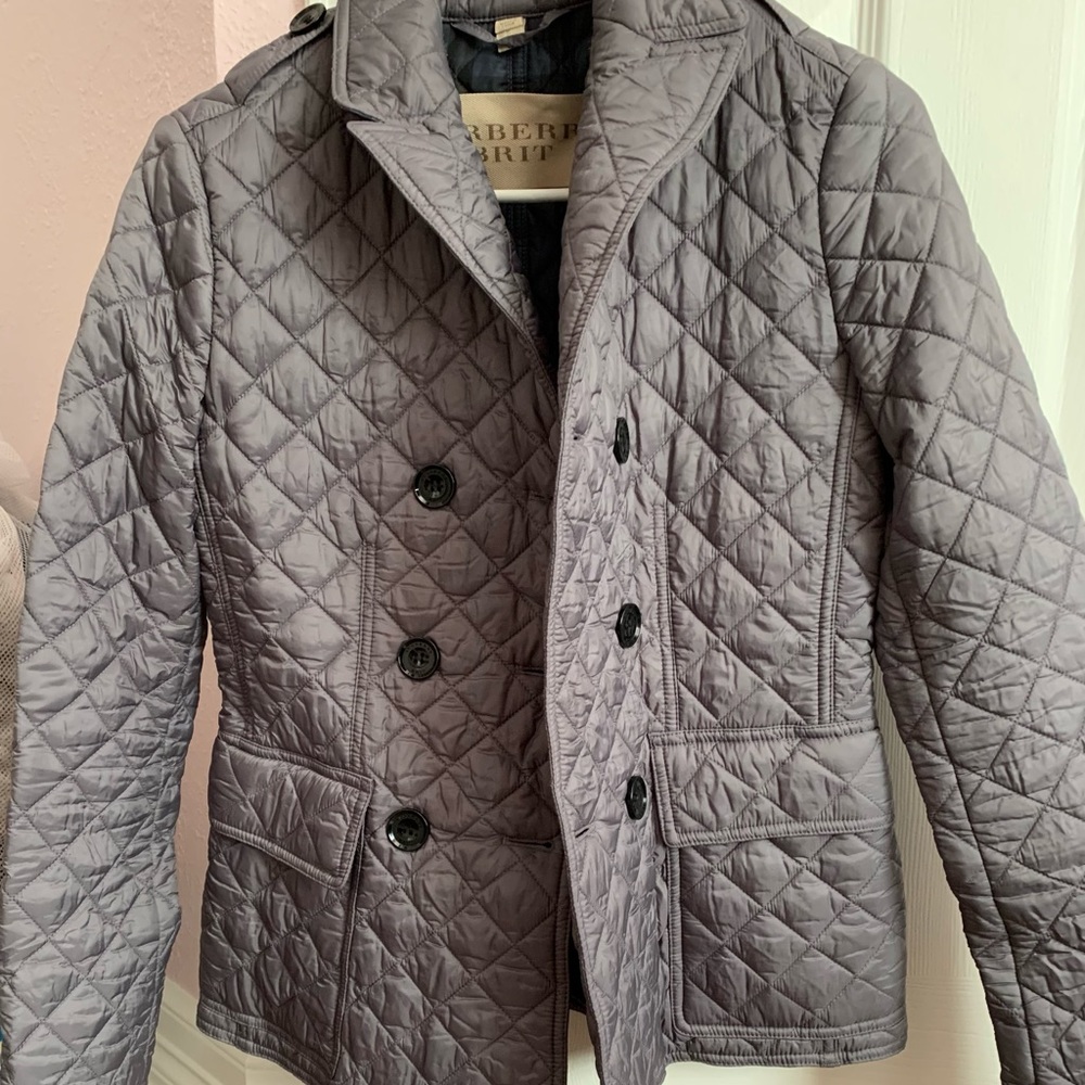 Burberry Brit Quilted Down Jacket Women’s - Picture 12 of 15